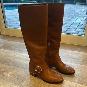 Tory Burch Brown Knee-High Boots